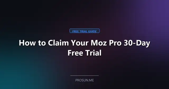 How to Get a Moz Pro Free Trial (Save 20% on Pro SEO Tools)